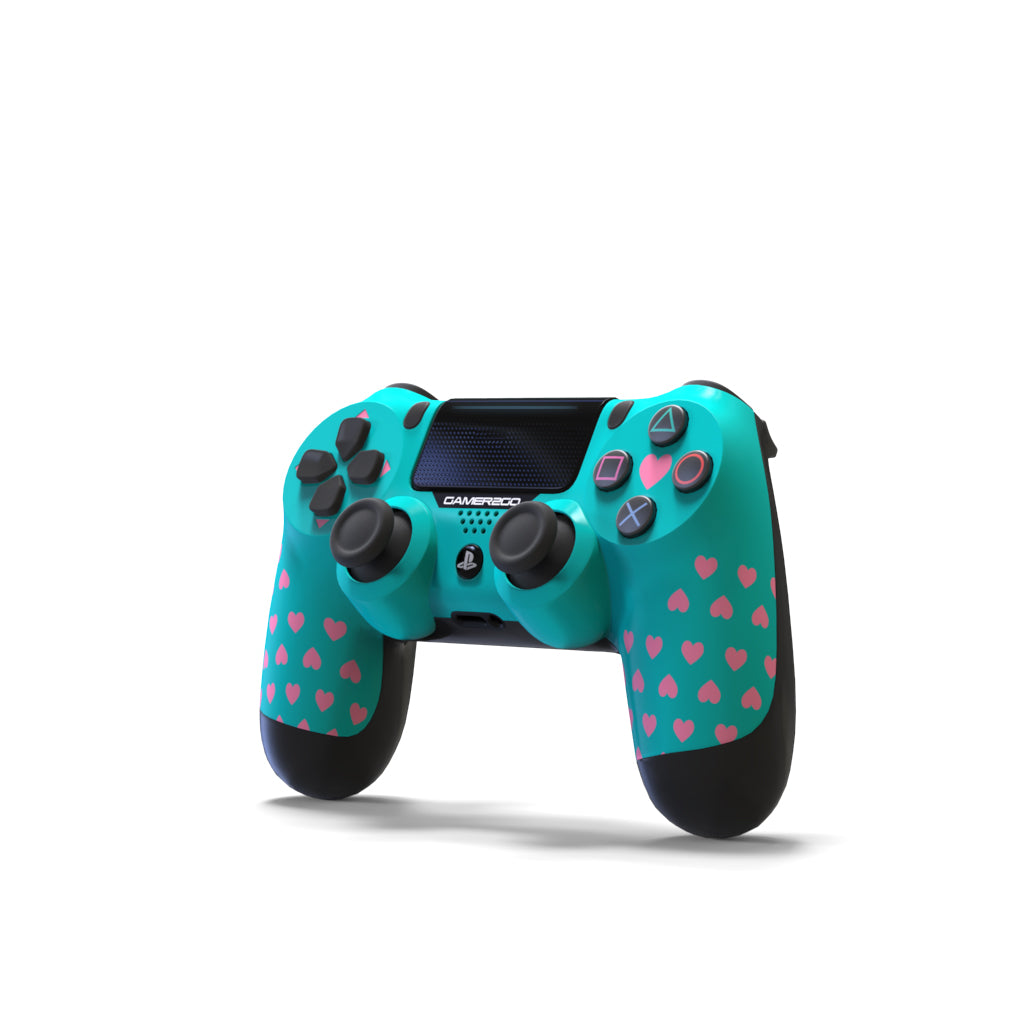 PASTEL HEARTS PS4 CONTROLLER - GAMER2GO