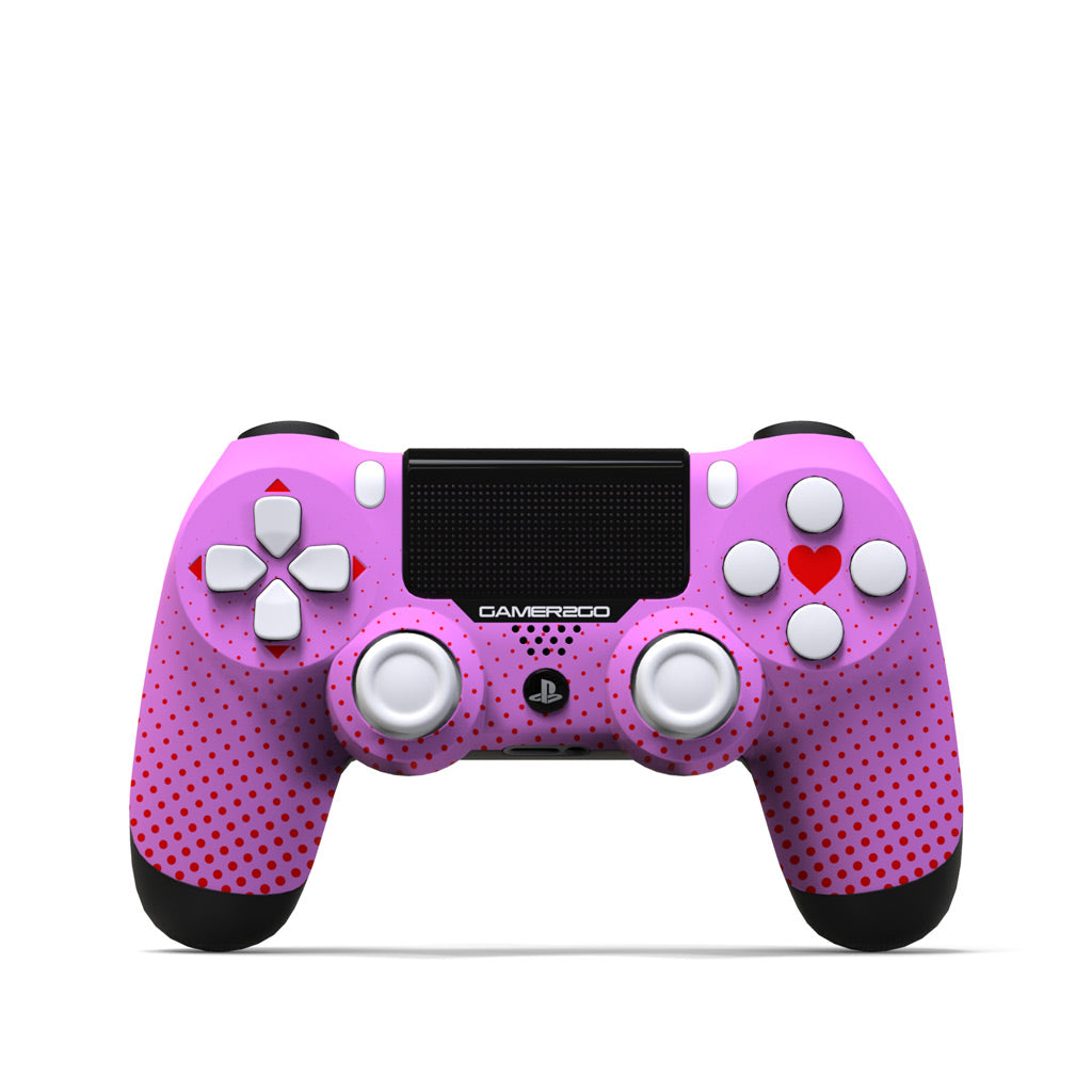 PINK REBEL PS4 CONTROLLER - GAMER2GO