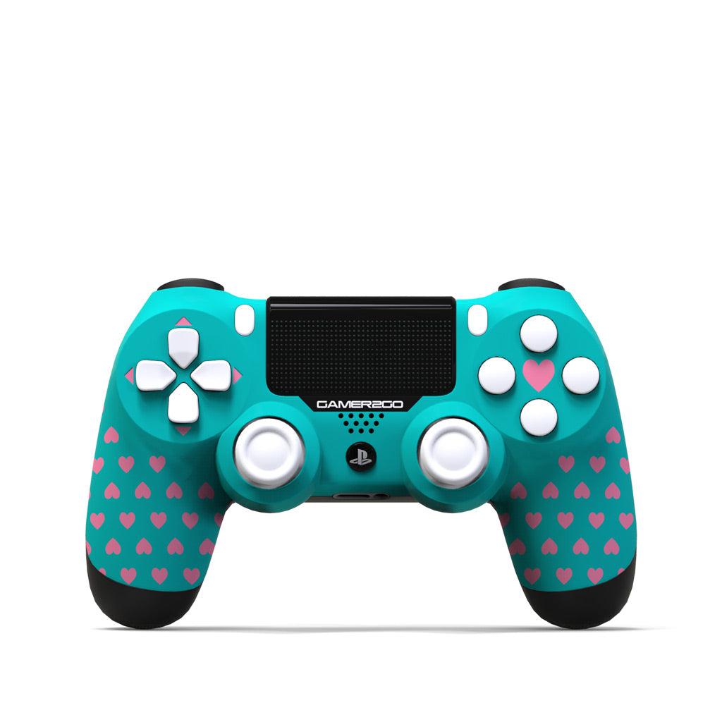 PASTEL HEARTS PS4 CONTROLLER - GAMER2GO