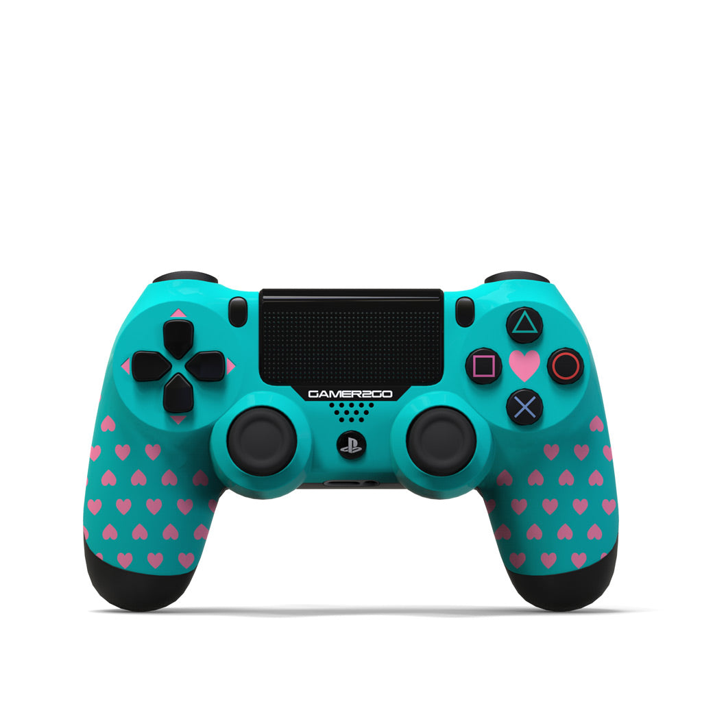 PASTEL HEARTS PS4 CONTROLLER - GAMER2GO